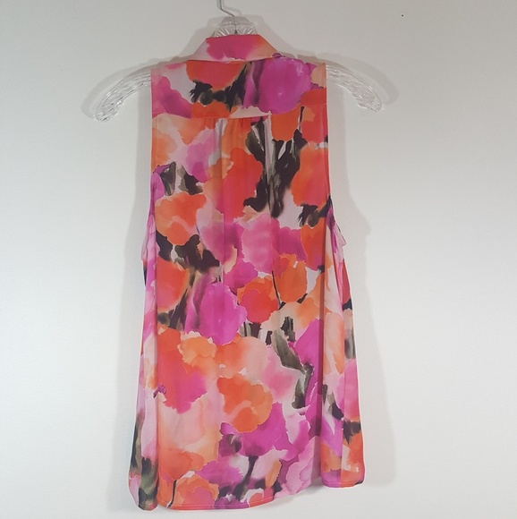 Silk Top Haute Hippie NWT Sleeveless XS - Picture 3 of 6